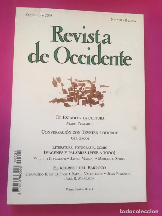 Libros: Revista de occidente. el estado y la cultura. Conversaci&oacute;n con tzvetan todorov, literatura, fotograf