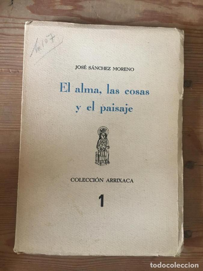 Livros em segunda m&atilde;o: El alma, las cosas y el paisaje - Sanchez Moreno, Jos&eacute;