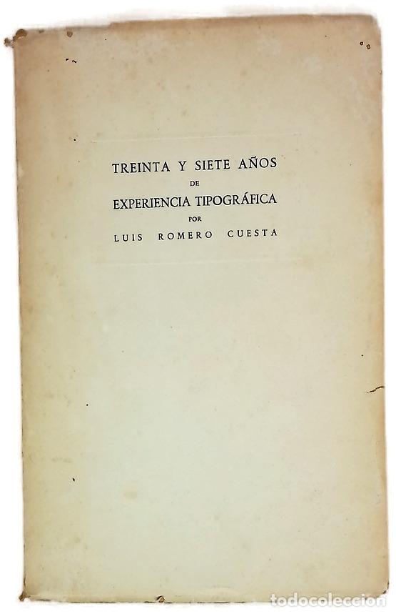 B&uuml;cher: Treinta y siete a&ntilde;os de experiencia tipogr&aacute;fica