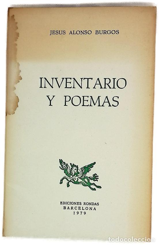 Libros: Inventario y poemas - Alonso Burgos, Jes&uacute;s