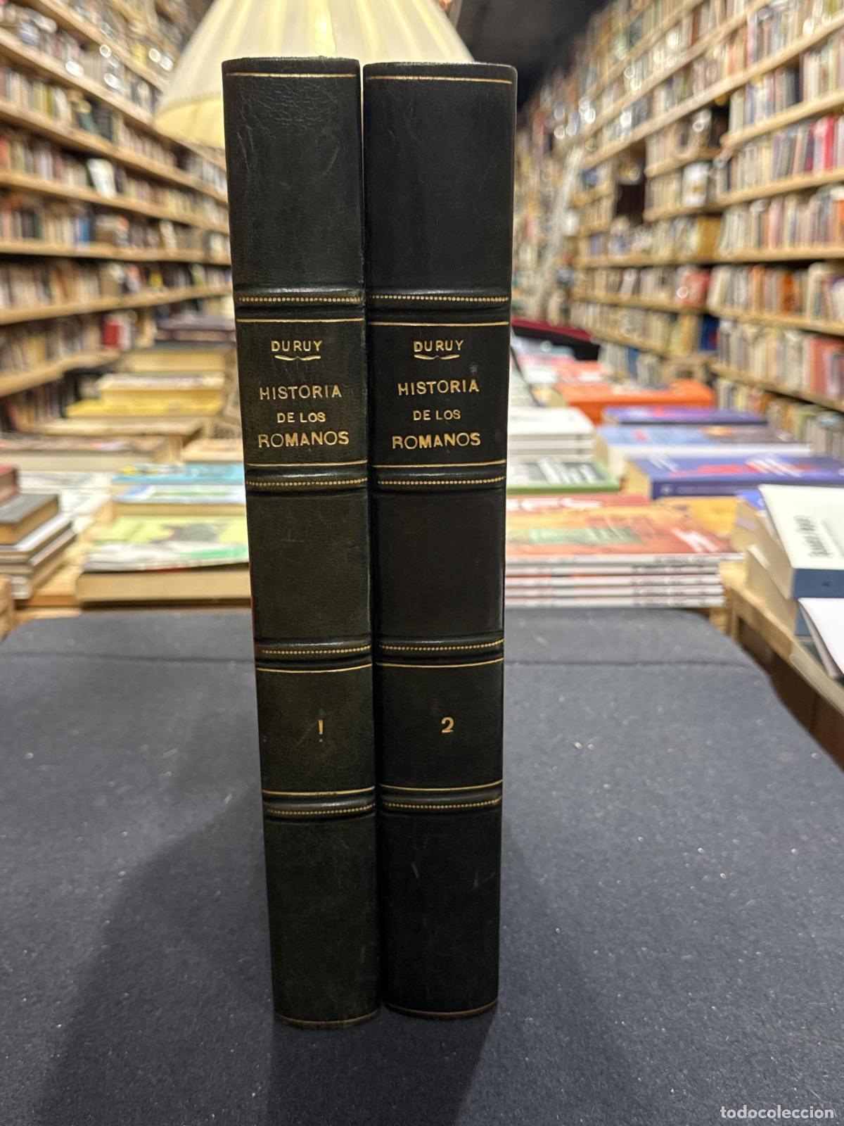 Livros em segunda m&atilde;o: Historia de los romanos 1888 (2 vol&uacute;menes) - Victor Duruy
