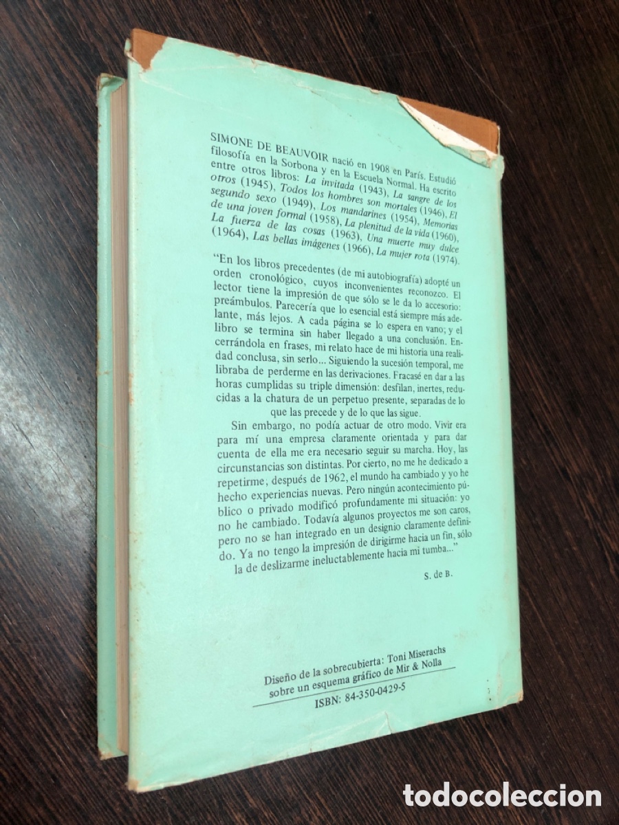Libros: FINAL DE CUENTAS SIMONE DE BEAUVOIR TESTIMONIO EDHASA - Foto 2