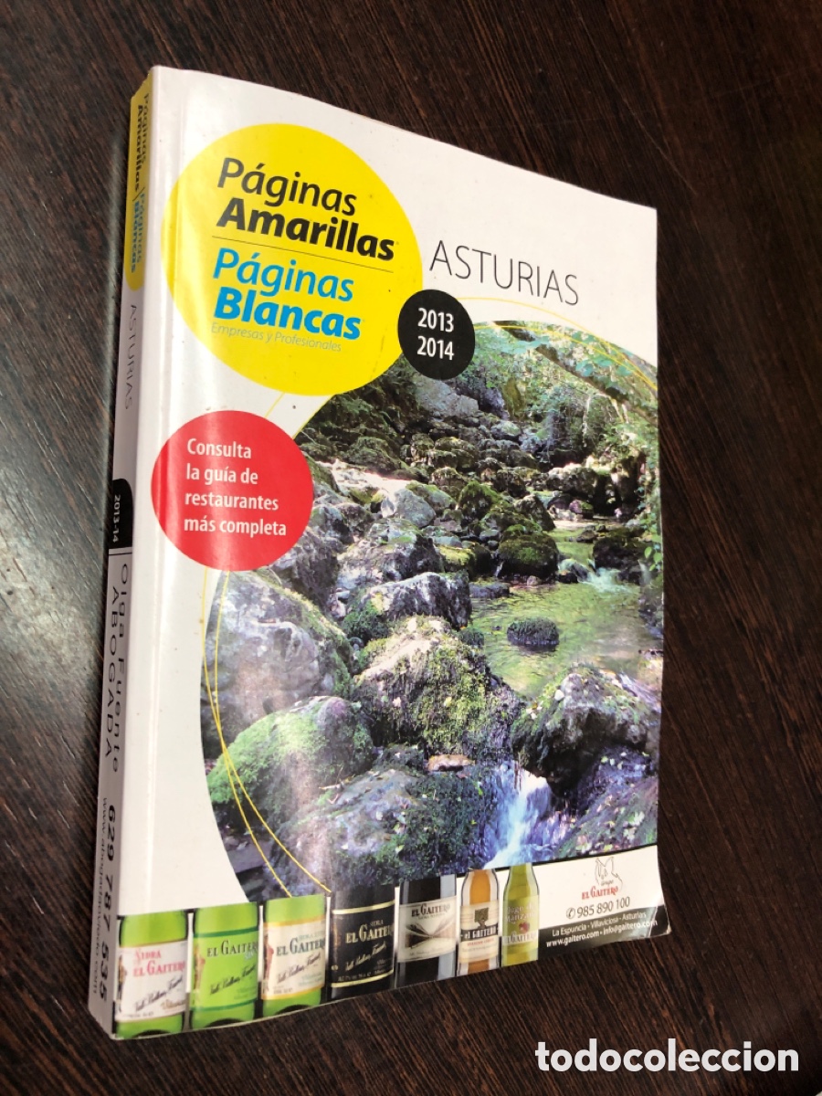 Libros: GUIA TELEFONICA PAGINAS AMARILLAS ASTURIAS 2013 2014