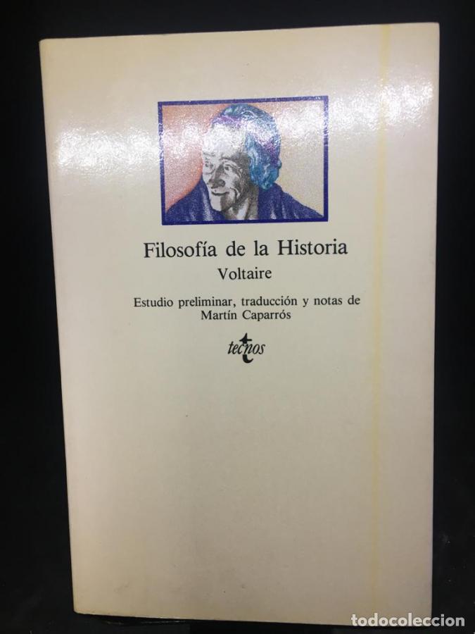 Libros: Filosof&iacute;a de la Historia - Voltaire