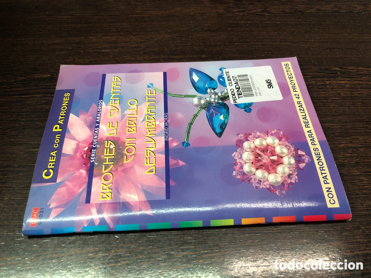 Libros: BROCHES DE VENTAS CON BRILLO DESLUMBRANTE INGRID MORAS REVISTA DRAC CREA CON PATRONES
