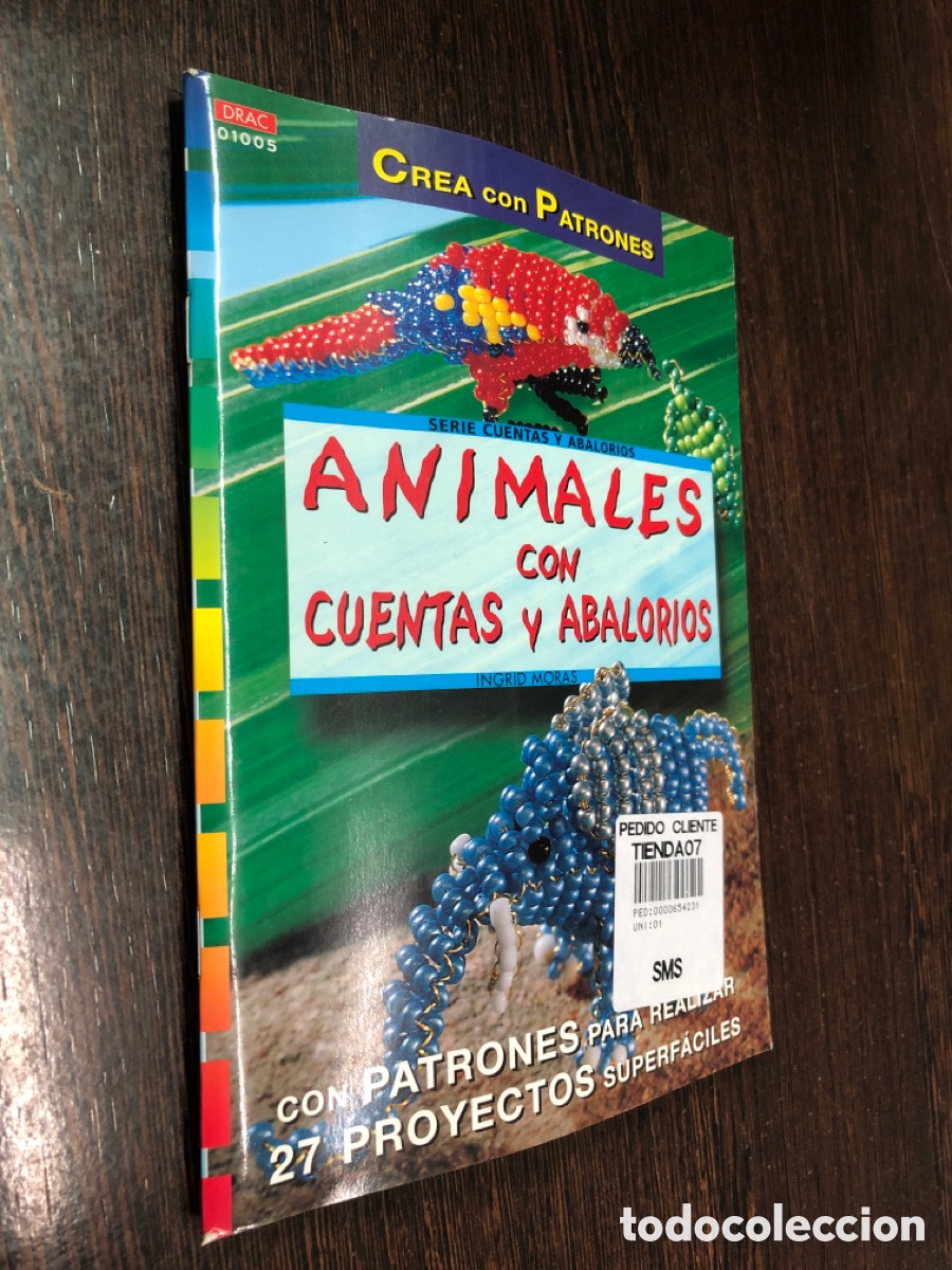 Libros: ANIMALES CON CUENTAS Y ABALORIOS INGRID MORAS REVISTA DRAC CREA CON PATRONES