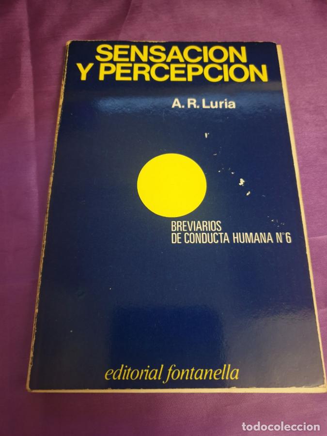 Libros: SENSACION Y PERCEPCION - A.R. LURIA