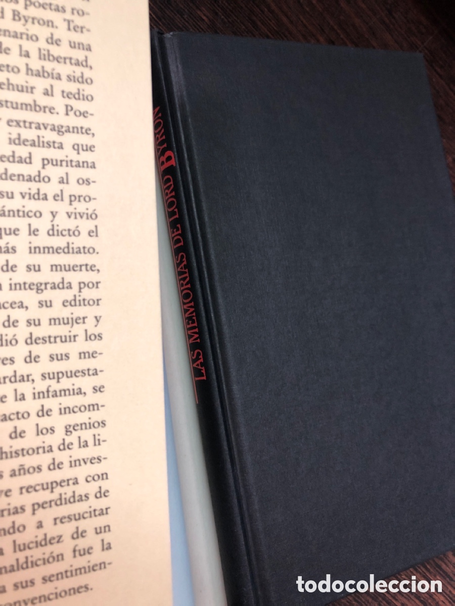 Libros: ROBERT NYE LAS MEMORIAS DE LORD BYRON CIRCULO DE LECTORES - Foto 3