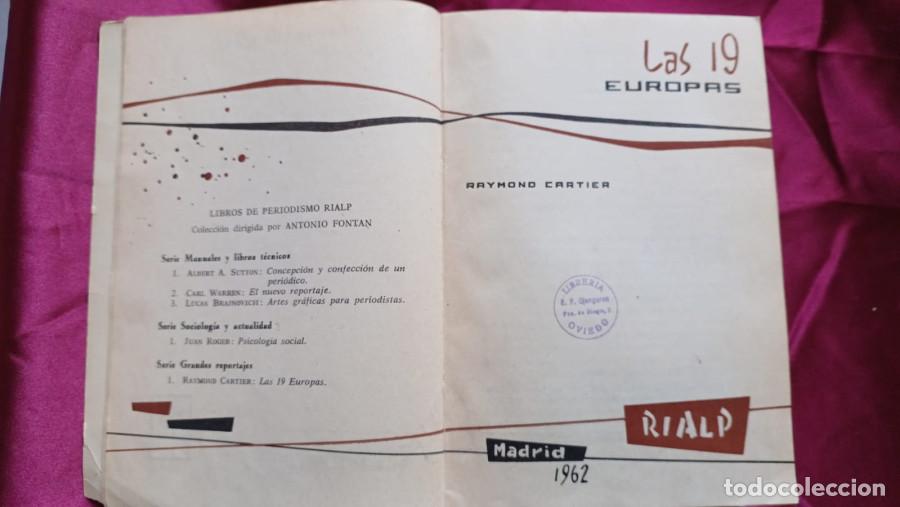Libros: Las 19 Europas - Cartier, Raymond - Foto 2