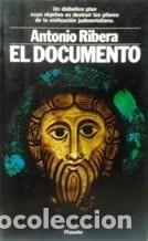books: El Documento - Antonio Ribera - Editorial Planeta - Colecci&oacute;n F&aacute;bula