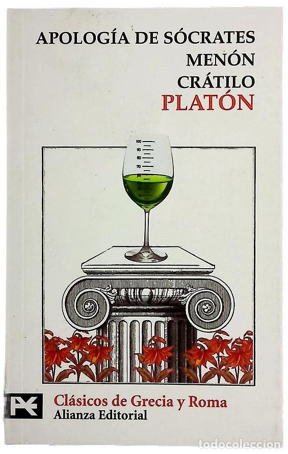 Libros: Apolog&iacute;a de S&oacute;crates Men&oacute;n ; Cr&aacute;tilo