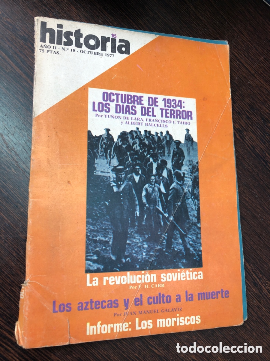 Libri di seconda mano: REVISTA HISTORIA NUMERO 18 OCTUBRE 1977 LA REVOLUCION SOVIETICA LOS AZTECAS Y EL CULTO A LA MUERTE