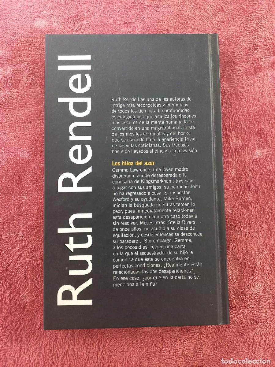 Libros: Los hilos del Azar - Ruth Rendell - ed. RBA - 2001 - Foto 3