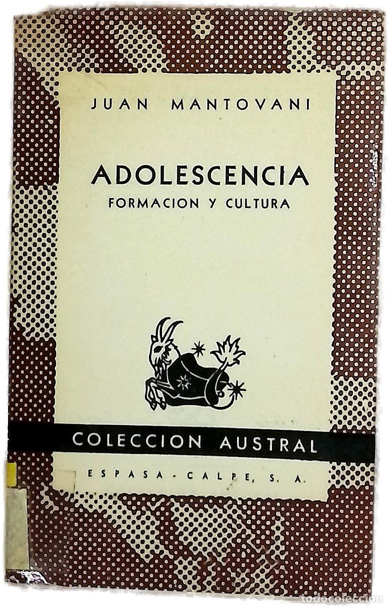 Libros: Adolescencia, formación y cultura