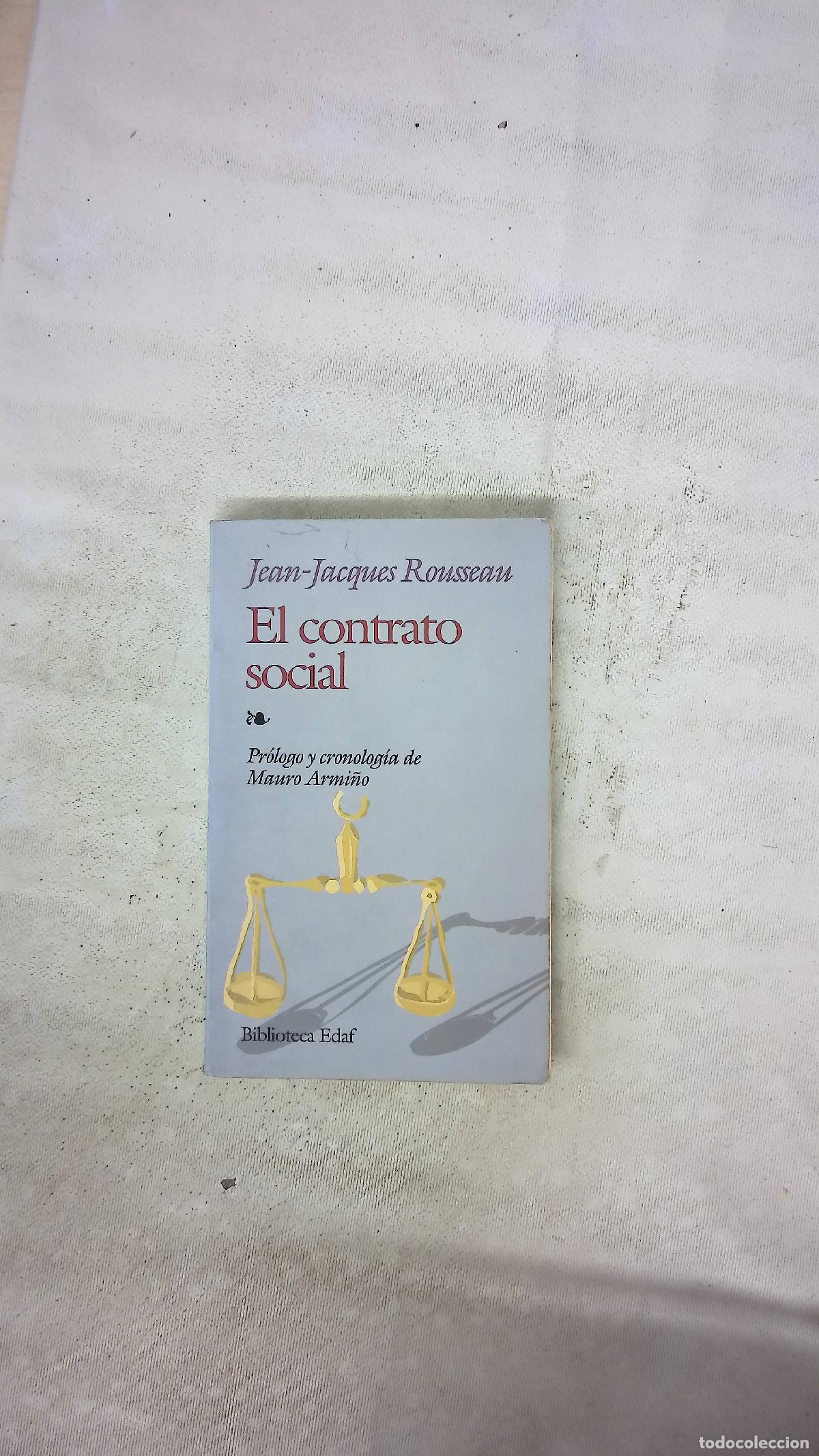 Livros em segunda m&atilde;o: El contrato social - Rousseau, Jean-Jacques; Azcoaga, Enrique
