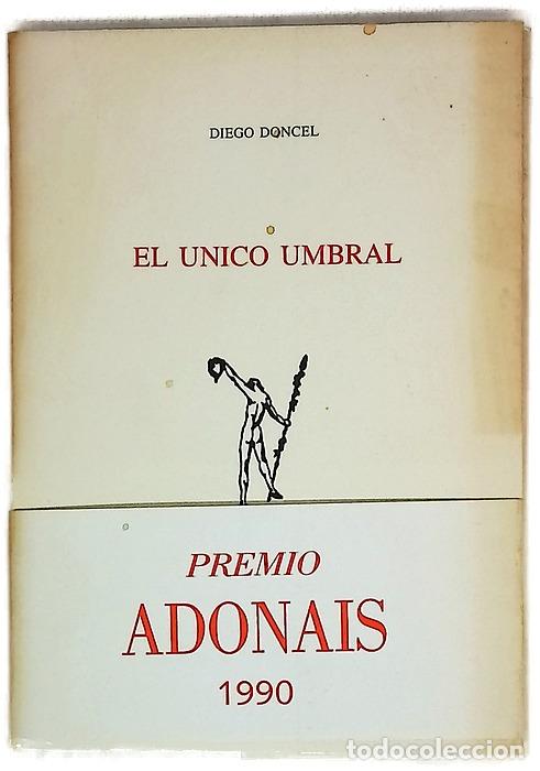 Libros: El &uacute;nico umbral - Doncel, Diego