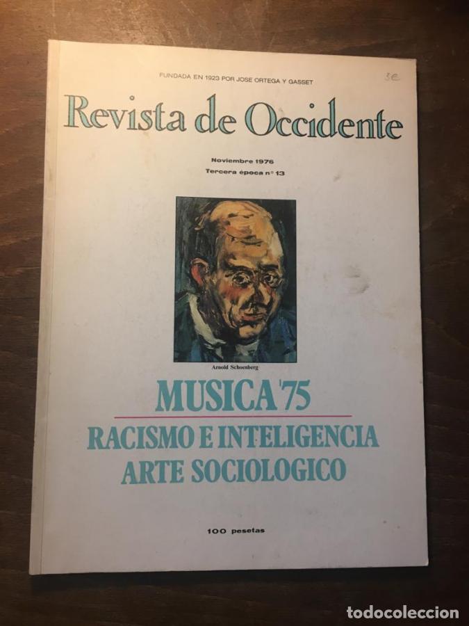 Libros: Revista de Occidente Noviembre 1976 tercera &eacute;poca n&ordm; 13 - VV.AA