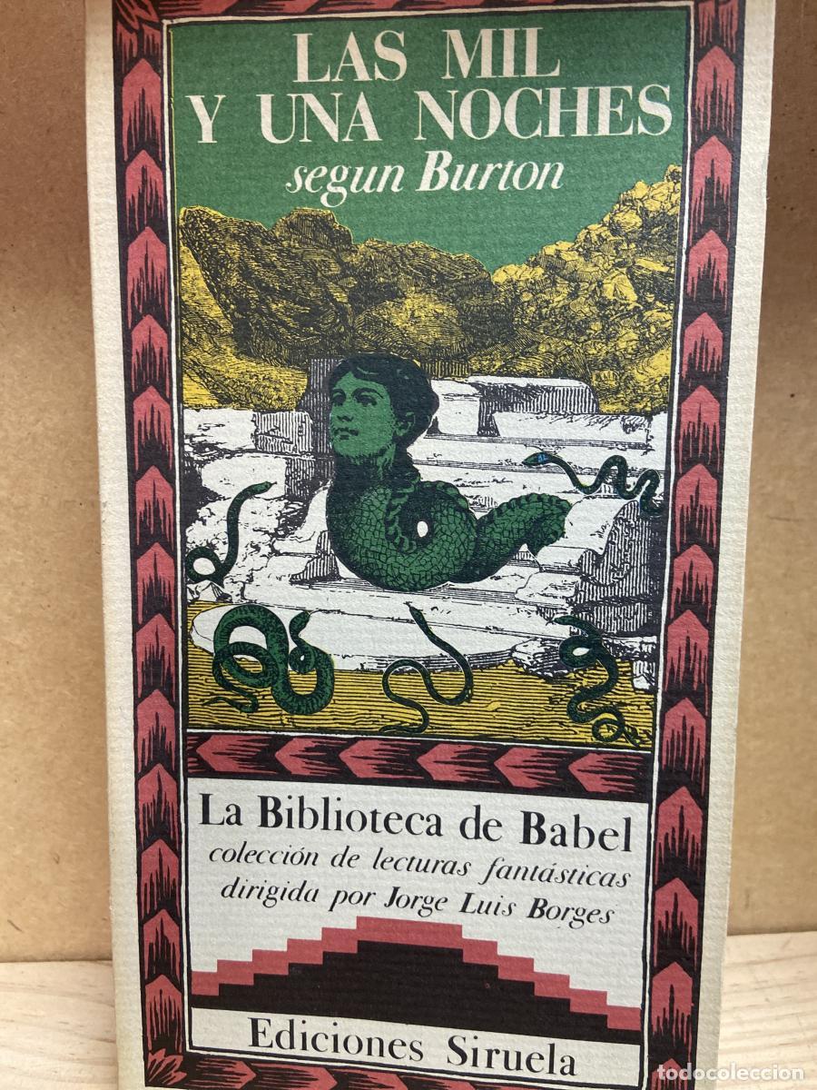 Libros: Las mil una noches seg&uacute;n Burton - richard francis burton