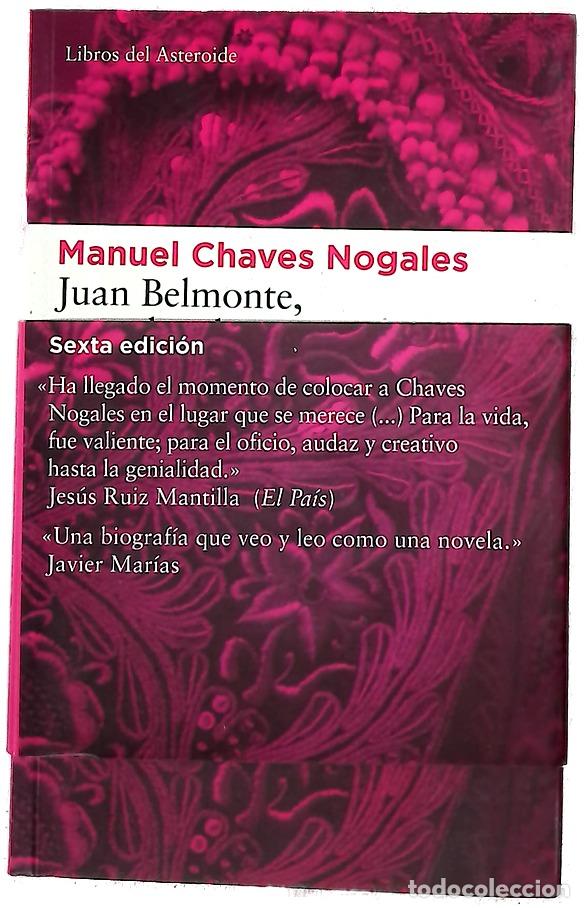 Libros: Juan Belmonte, matador de toros su vida y sus haza&ntilde;as