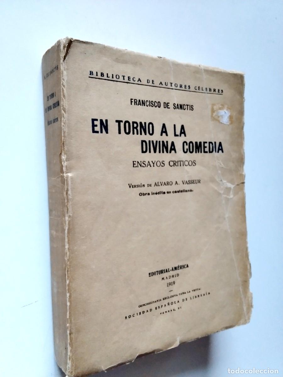 Libri di seconda mano: Francisco de Sanctis - En torno a la Divina Comedia. Ensayos cr&iacute;ticos