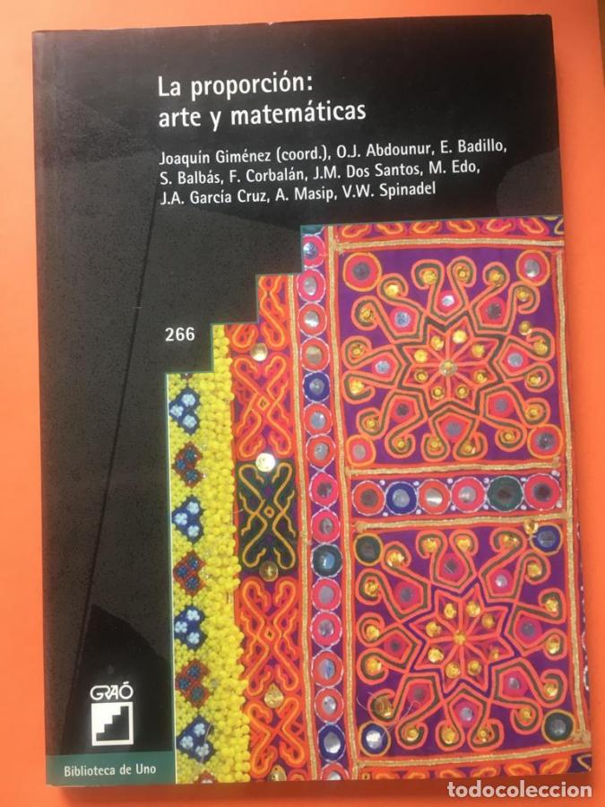 Libros: La proporci&oacute;n: arte y matem&aacute;ticas - Masip Barraf&oacute;n, Al&iacute;cia