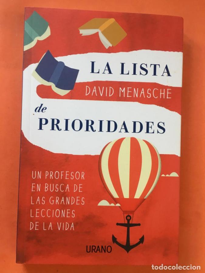 Livros em segunda m&atilde;o: La lista de prioridades. Un profesor en busca de las grandes lecciones de vida - Menasche, David