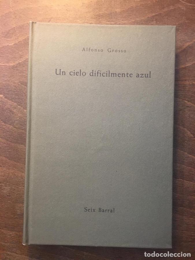 Libros: Un cielo dif&iacute;cilmente azul - Grosso, Alfonso