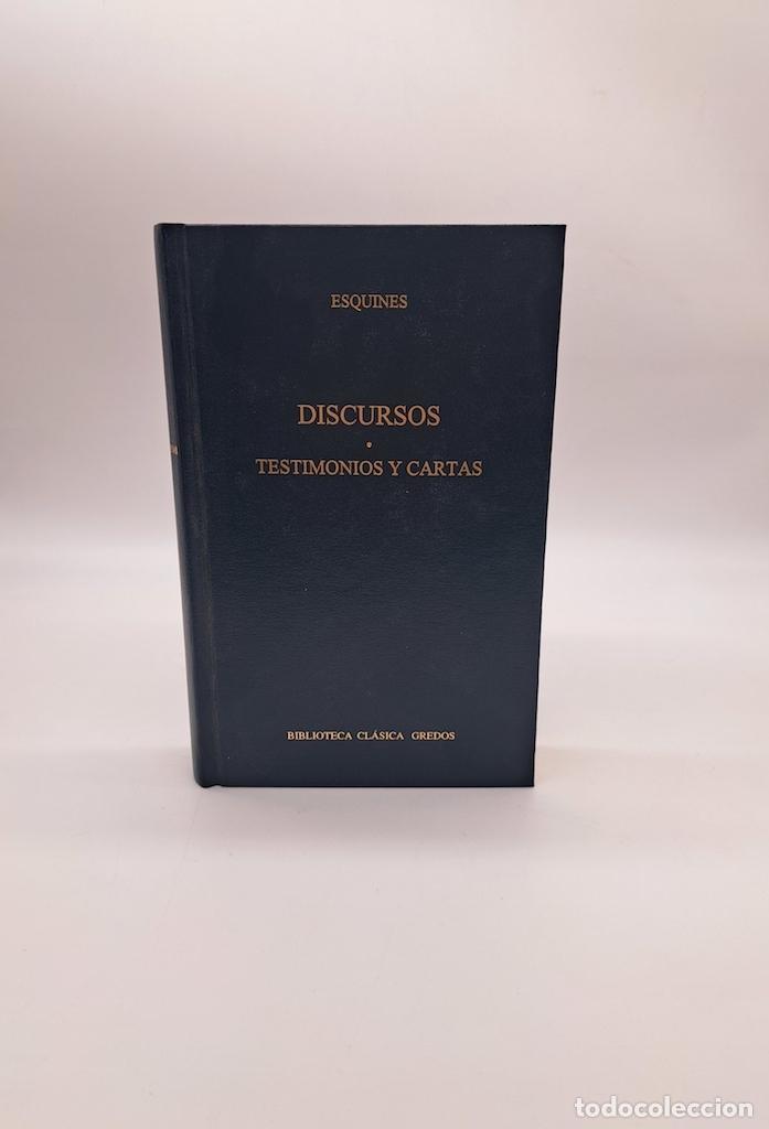 Livros em segunda m&atilde;o: ESQUINES - Discursos. Testimonios y cartas.