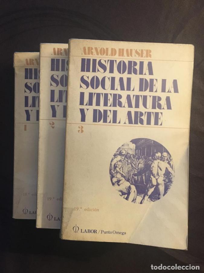 Libros: Historia Social de la Literatura y Del Arte Vol. 1 - Arnold Hauser