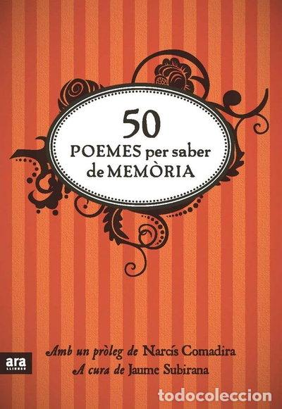 Libros: 50 poemes per saber de mem&ograve;ria- 9788492907861