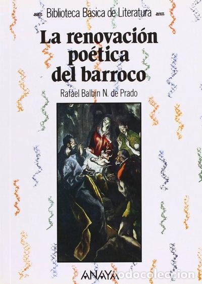 books: La renovaci&oacute;n po&eacute;tica del barroco- 9788420738949
