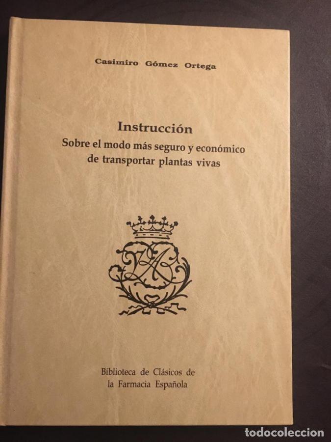 B&uuml;cher: Instrucci&oacute;n Sobre El Modo M&aacute;s Seguro Y Econ&oacute;mico De Transportar Plantas Vivas - G&oacute;mez Ortega, Casimi