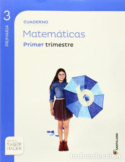 books: Cuaderno de Matem&aacute;ticas 3 Primaria, 1 Trimestre- 9788468013213