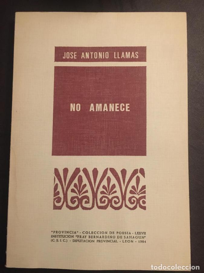 Livres: No amanece - Llamas, Jose Antonio