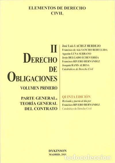 books: Elementos de Derecho Civil: T.II. Volumen I. Derecho de Obligaciones. Parte G...- 9788499826660