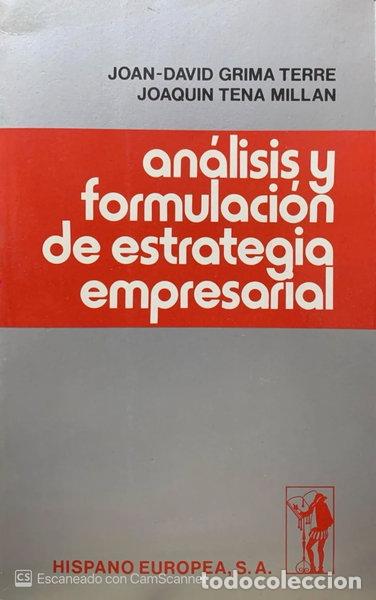 B&uuml;cher: An&aacute;lisis y formulaci&oacute;n de estrategia empresarial- 9788425506727