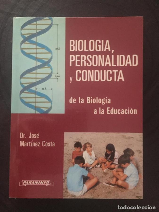 Livres: Biolog&iacute;a, personalidad y conducta - Jos&eacute; Mart&iacute;nez Costa