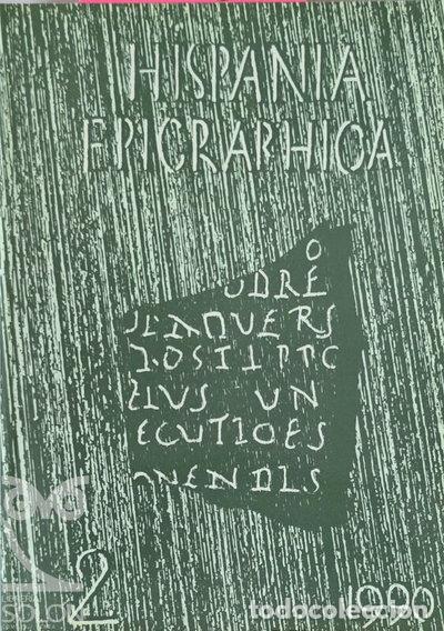 B&uuml;cher: Hispania epigraphica II- 9788474837889