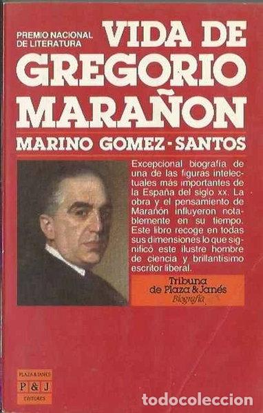 Libros: Vida de Gregorio Mara&ntilde;&oacute;n- 9788401450754