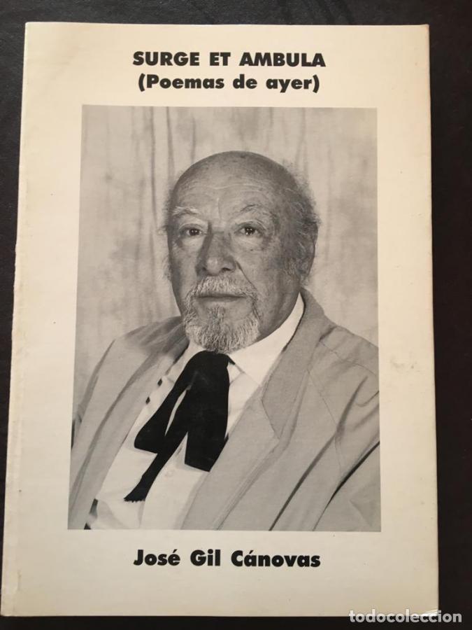 Libros: Surge et ambula (poemas de ayer) - Gil C&aacute;novas, Jos&eacute;