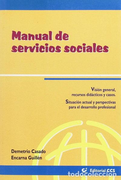 Libros: Manual de servicios sociales- 9788483164440