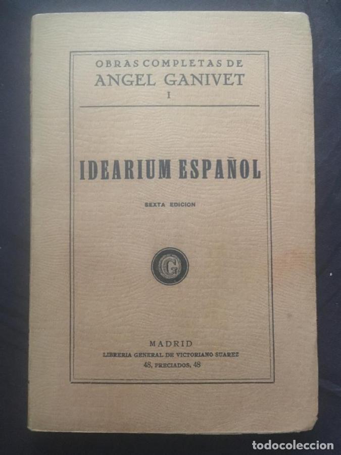 Libros: Idearium espa&ntilde;ol - Ganivet, &Aacute;ngel