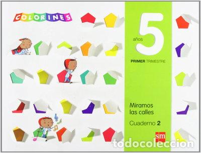 Libros: Colorines. 5 a&ntilde;os, 1 trimestre- 9788467560794