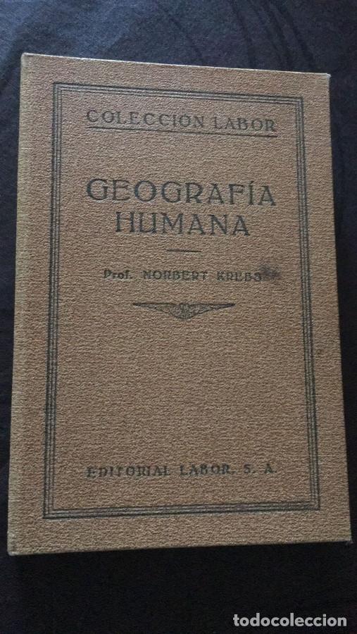 Libros: Geograf&iacute;a humana - Krebs, N.