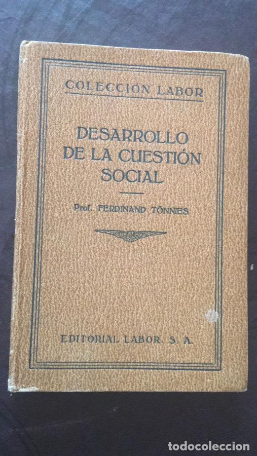 Libri di seconda mano: Desarrollo de la cuesti&oacute;n social - Tonnies, Ferdinand