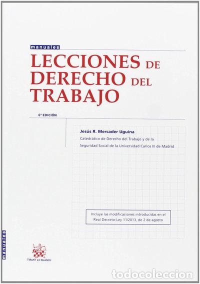 books: Lecciones de derecho del trabajo- 9788490533611
