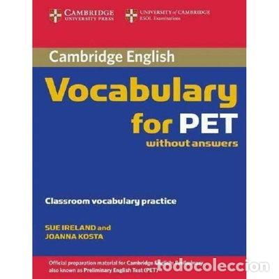 B&uuml;cher: Cambridge Vocabulary for PET Edition without answers- 9780521708227