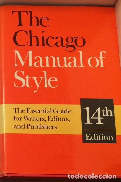 Livres: The Chicago Manual of Style- 9780226103891