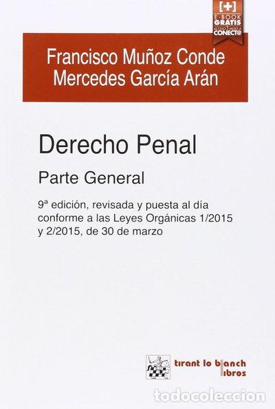 Libros: Derecho Penal Parte General- 9788491190561