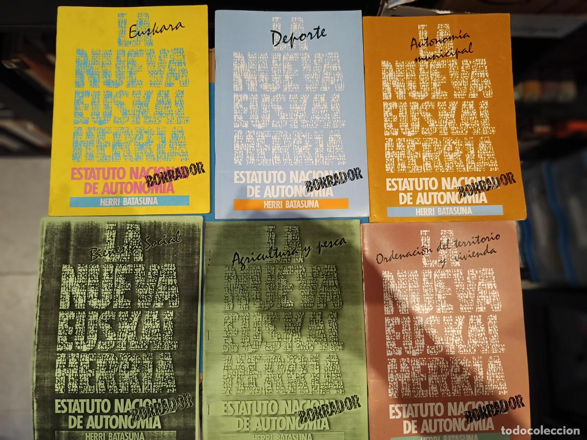 Libros: SEIS programas borrador de HERRI BATASUNA